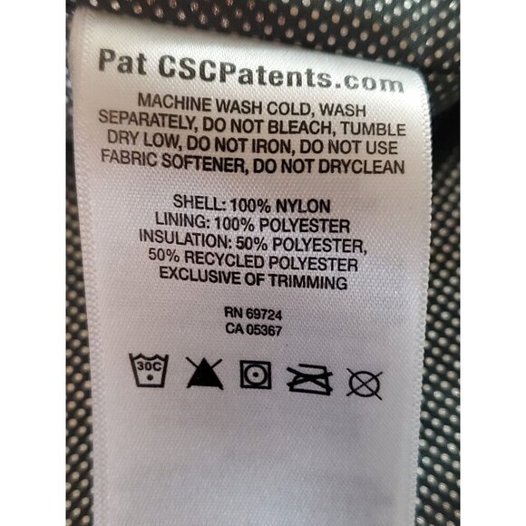 Columbia Omni-Heat Men's Puffer Jacket Size XLT Gray Full Zip Gorpcore Winter - Picture 6 of 13